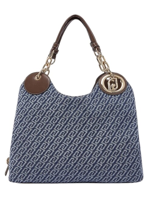 FAIZA sac bandouli&egrave;re denim bleu - Sacs pour Femme