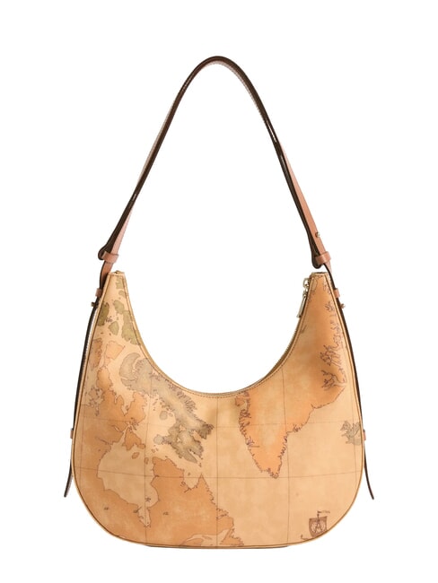 GEO CLASSIC Sac bandouli&egrave;re Hobo NATUREL - Sacs pour Femme