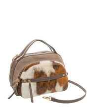 BORBONESE B-GALLERY Sac &agrave; main avec bandouli&egrave;re naturel/cendre/cacao - Sacs pour Femme - 2