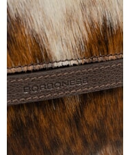 BORBONESE B-GALLERY Sac &agrave; main avec bandouli&egrave;re naturel/cendre/cacao - Sacs pour Femme - 4