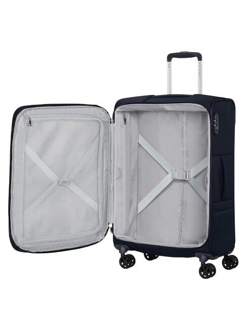BASE BOOST Chariot moyen, extensible blu navy - Valises Semi-rigides