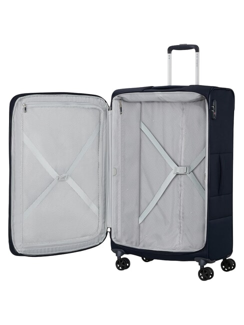 BASE BOOST Grand chariot extensible blu navy - Valises Semi-rigides