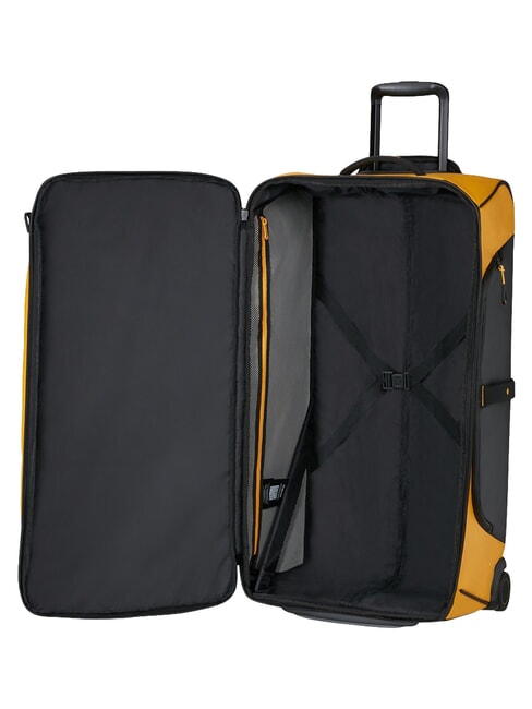 PARADIVER LIGHT Grand sac de voyage &agrave; roulettes jaune - Sacs de voyage