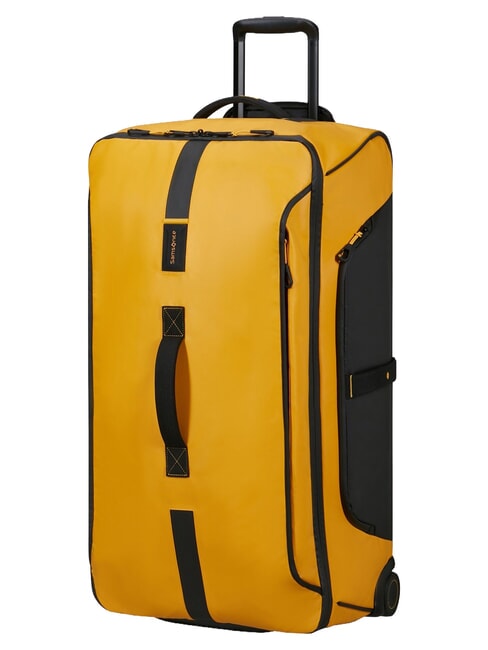 PARADIVER LIGHT Grand sac de voyage &agrave; roulettes jaune - Sacs de voyage