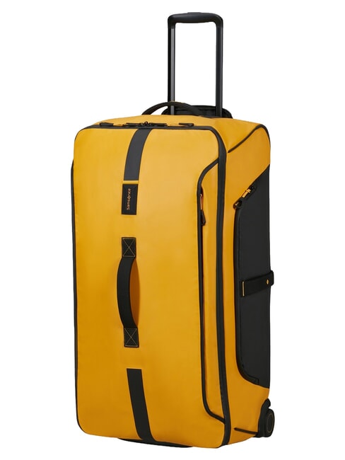 PARADIVER LIGHT Grand sac de voyage &agrave; roulettes jaune - Sacs de voyage