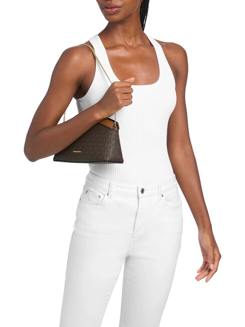 ATHENA Sac &agrave; double portabilit&eacute; brun/gland - Sacs pour Femme