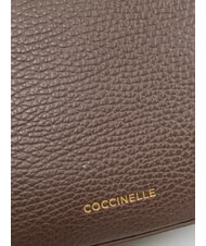 COCCINELLE WHISPER Mini sac bandouli&egrave;re brunette - Sacs pour Femme - 4