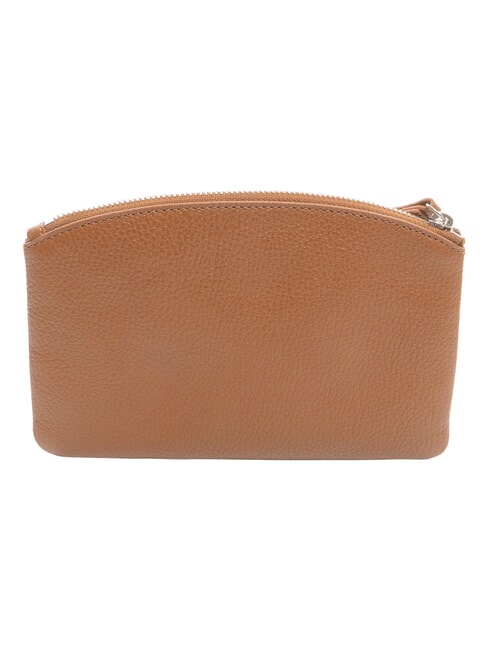 ROUNDED ENVELOPE pochette en cuir Cognac - Sacs pour Femme