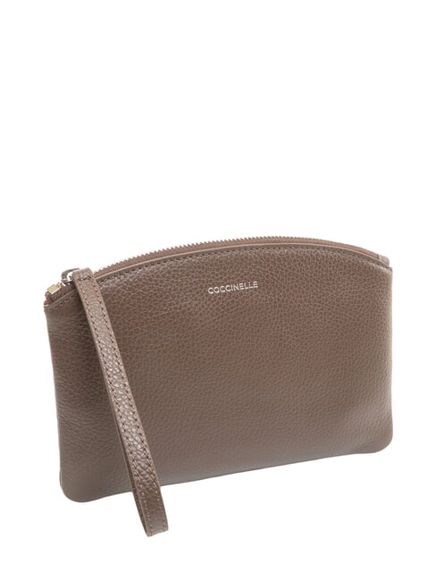 ROUNDED ENVELOPE pochette en cuir brunette - Sacs pour Femme