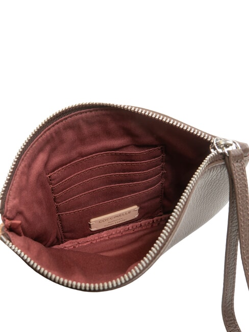 ROUNDED ENVELOPE pochette en cuir brunette - Sacs pour Femme