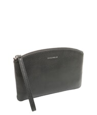 COCCINELLE ROUNDED ENVELOPE pochette en cuir Noir - Sacs pour Femme - 2