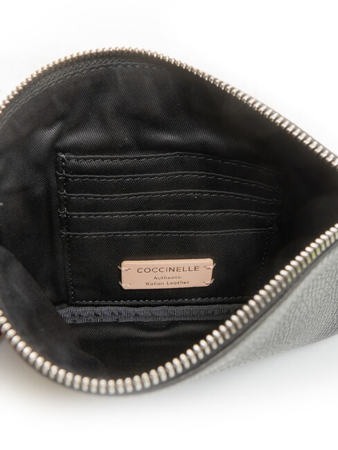 ROUNDED ENVELOPE pochette en cuir Noir - Sacs pour Femme