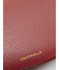 COCCINELLE WHISPER Mini sac bandouli&egrave;re groseille - Sacs pour Femme - 4