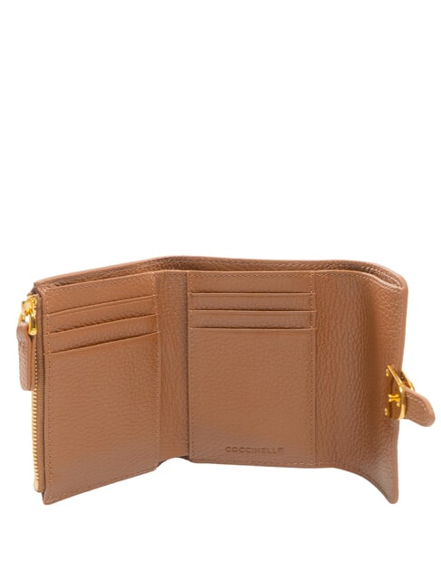 CAMPUS petit portefeuille en cuir Cognac - Portefeuilles Femme