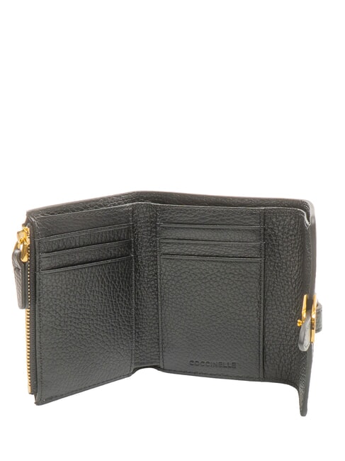 CAMPUS petit portefeuille en cuir Noir - Portefeuilles Femme