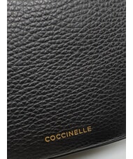 COCCINELLE WHISPER Mini sac bandouli&egrave;re Noir - Sacs pour Femme - 4