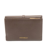 COCCINELLE CHERRY Portefeuille en cuir moyen brunette - Portefeuilles Femme - 4