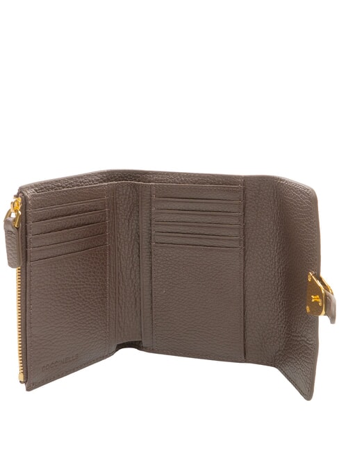 CAMPUS Portefeuille en cuir moyen brunette - Portefeuilles Femme