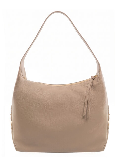 ALMADA Sac bandouli&egrave;re en cuir taupe chaud - Sacs pour Femme