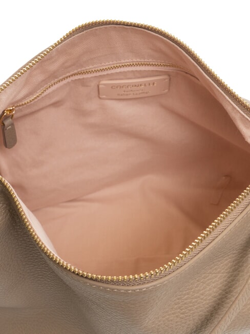 ALMADA Sac bandouli&egrave;re en cuir taupe chaud - Sacs pour Femme