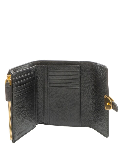 CAMPUS Portefeuille en cuir moyen Noir - Portefeuilles Femme