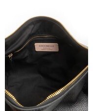 COCCINELLE ALMADA Sac bandouli&egrave;re en cuir Noir - Sacs pour Femme - 5