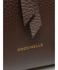 COCCINELLE ALBA Sac &agrave; main avec bandouli&egrave;re brunette - Sacs pour Femme - 4