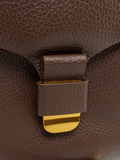 NEOFIRENZE SOFT Sac &agrave; main avec bandouli&egrave;re brunette - Sacs pour Femme