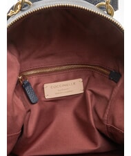COCCINELLE ALPHA Sac &agrave; dos en cuir bleu nuit - Sacs pour Femme - 5