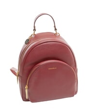 COCCINELLE ALPHA Sac &agrave; dos en cuir groseille - Sacs pour Femme - 2