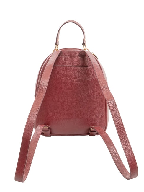 ALPHA Sac &agrave; dos en cuir groseille - Sacs pour Femme