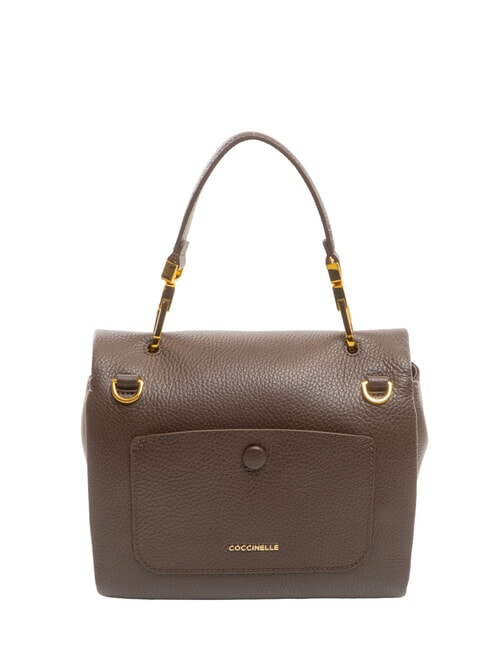 NEOFIRENZE SOFT Mini sac &agrave; main avec bandouli&egrave;re brunette - Sacs pour Femme