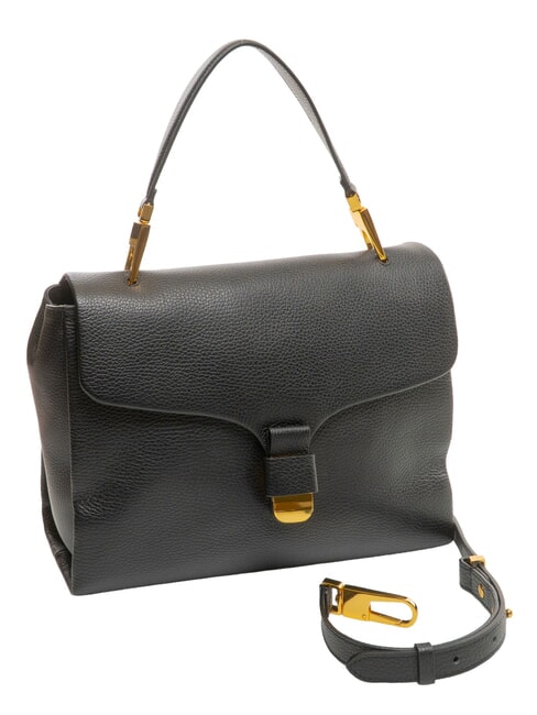 NEOFIRENZE SOFT Sac &agrave; main avec bandouli&egrave;re Noir - Sacs pour Femme