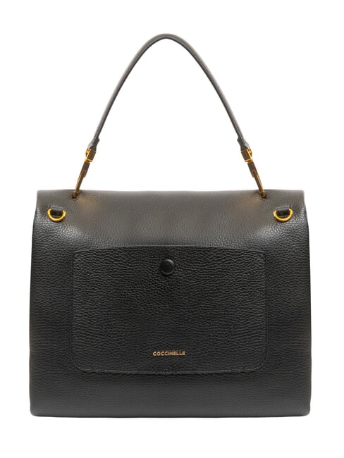 NEOFIRENZE SOFT Sac &agrave; main avec bandouli&egrave;re Noir - Sacs pour Femme