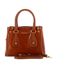 THE BRIDGE CECILIA Sac &agrave; main en cuir, avec bandouli&egrave;re MARRON - Sacs pour Femme - 4