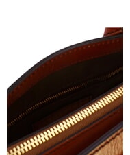 THE BRIDGE CECILIA Sac &agrave; main en cuir, avec bandouli&egrave;re MARRON - Sacs pour Femme - 5