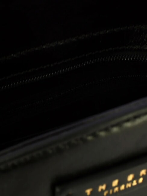 COSTANZA Mini sac bandouli&egrave;re en cuir black Gold - Sacs pour Femme