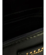 THE BRIDGE COSTANZA Mini sac bandouli&egrave;re en cuir black Gold - Sacs pour Femme - 4