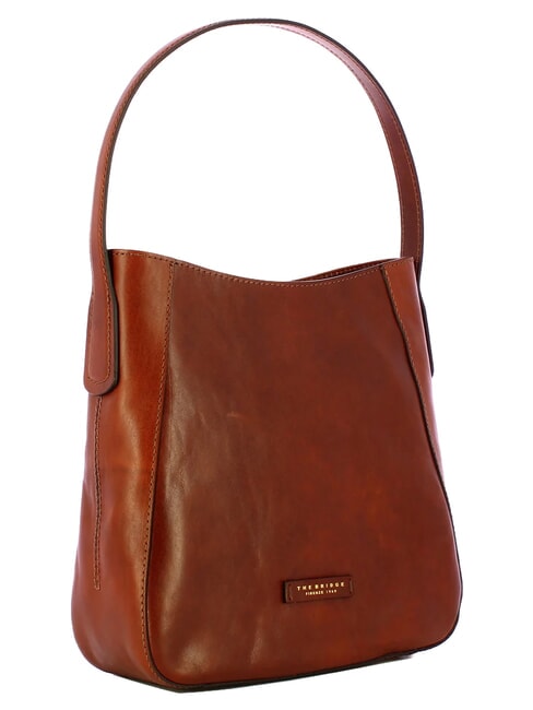 MADDALENA Sac bandouli&egrave;re Hobo, en cuir MARRON - Sacs pour Femme