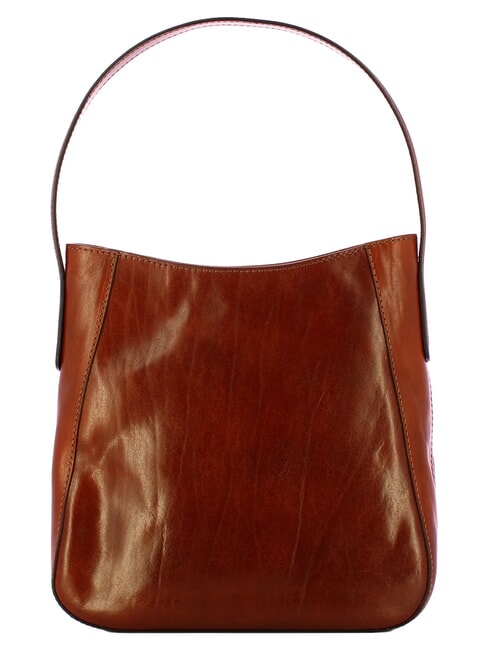 MADDALENA Sac bandouli&egrave;re Hobo, en cuir MARRON - Sacs pour Femme