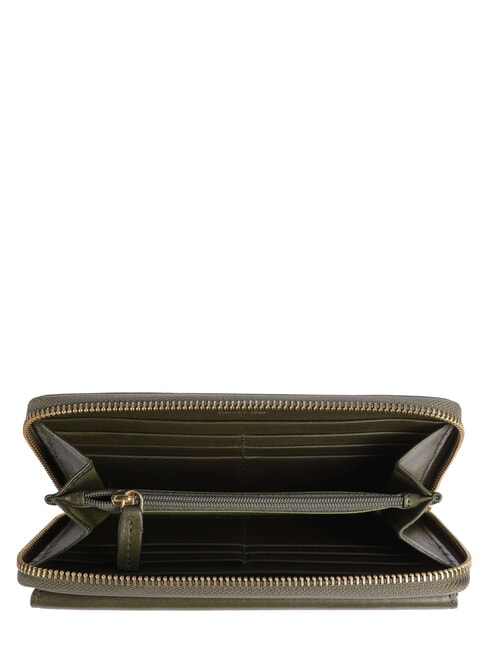 GINEVRA Grand portefeuille en cuir thym abb gold - Portefeuilles Femme