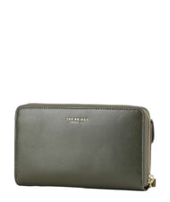 THE BRIDGE GINEVRA Grand portefeuille en cuir thym abb gold - Portefeuilles Femme - 3