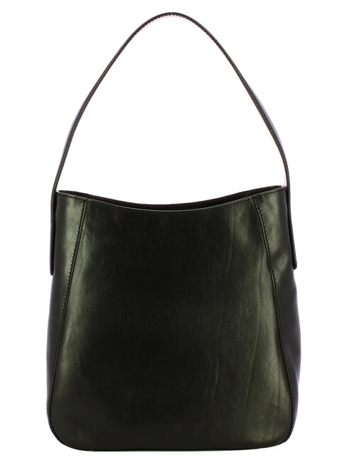 MADDALENA Sac bandouli&egrave;re Hobo, en cuir black Gold - Sacs pour Femme