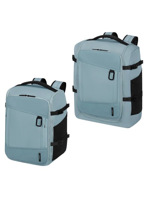2FIT Sac &agrave; dos sous si&egrave;ge 2 en 1 bleu poussi&eacute;reux - Sacs &agrave; dos pour l'&Eacute;cole & les Loisirs