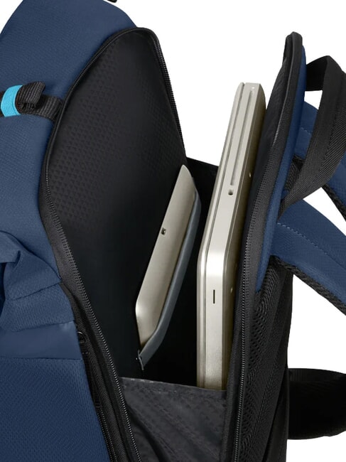 MODERNY Sac &agrave; dos extensible pour ordinateur portable 15,6 pouces bleu - Sacs &agrave; dos pour ordinateur portable
