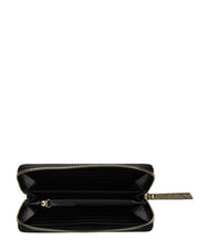 BORBONESE BIRDIE Grand portefeuille en cuir op noir / naturel - Portefeuilles Femme - 2
