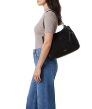 LIUJO CIRRY Sac bandouli&egrave;re moyen NOIR - Sacs pour Femme - 2