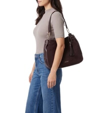 LIUJO CIRRY Sac bandouli&egrave;re moyen aubergine rouge - Sacs pour Femme - 2