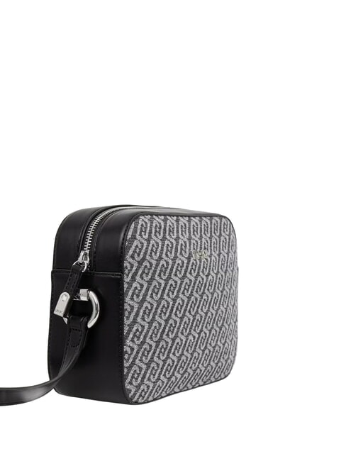 MANHATTAN sac bandouli&egrave;re gris denim - Sacs pour Femme