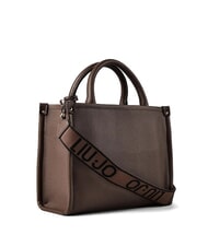 LIUJO RIDHI Sac &agrave; main avec bandouli&egrave;re amovible moka noir - Sacs pour Femme - 3